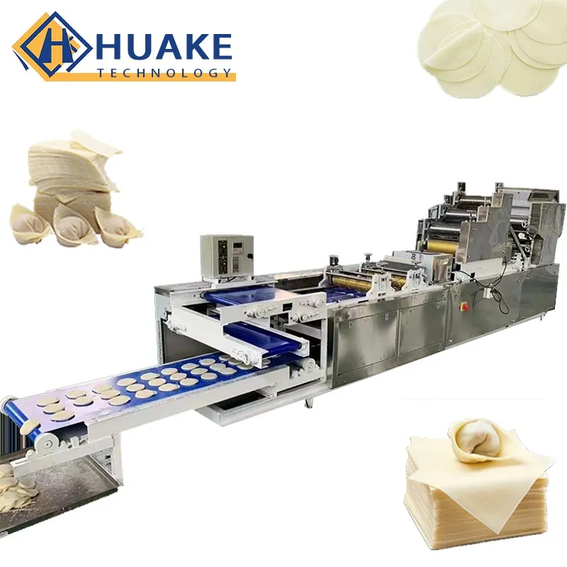 Automatic Wonton Wrapper Making Machine Wonton Dumpling Maker Skin Wrapper Making Machine